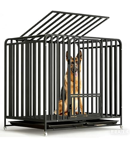 Amazon.co.jp: 小型大型犬用クレート、犬用ベビーサークル、特大